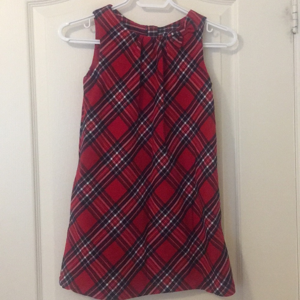 Little girls plaid dress